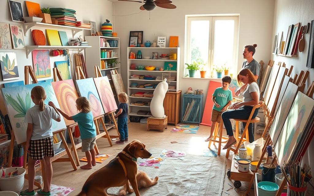 kreatywność w rodzinie